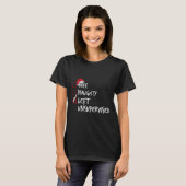 Mooie kerst zonder toezicht links t-shirt (Voorkant volledig)