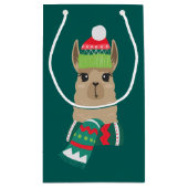 Mooie kerstalpaca klein cadeauzakje (Achterkant)