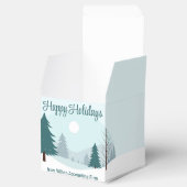 Mooie kerstbomen mini feestelijke feestje bedankdoosjes (Geopend)