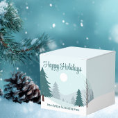 Mooie kerstbomen Mini Kerstfeestje Bedankdoosjes