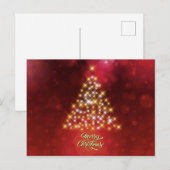 Mooie kerstboom briefkaart (Voorkant / Achterkant)