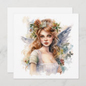 Mooie Kerstelf Feestdagenkaart (Voorkant / Achterkant)