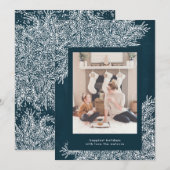 Mooie kerstfeestdag voor de marine feestdagenkaart (Voorkant / Achterkant)