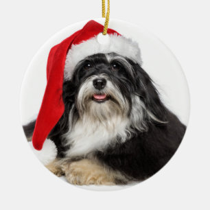 Mooie kersthommel met kerstcadeau keramisch ornament
