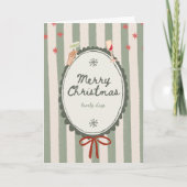 Mooie kerstkaart kaart (Voorkant)