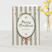 Mooie kerstkaart kaart (Gele Bloem)