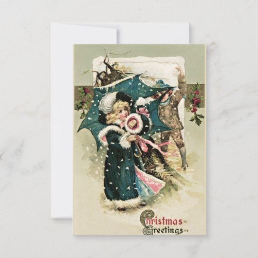 Mooie kerstkaart kaart (Voorkant)