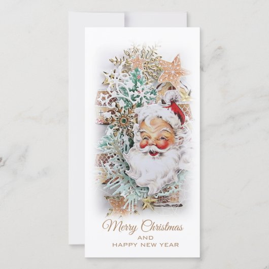 Mooie kerstkaart met Sinterklaas (Voorkant)
