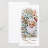 Mooie kerstkaart met Sinterklaas (Voorkant / Achterkant)