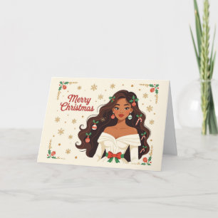 Mooie Kerstkaart met Zegeningen Feestdagen Kaart