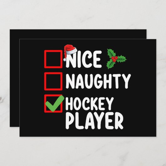 Mooie kerstkerstkerstkerstkerstkerstkerstkerstkers kaart (Voorkant / Achterkant)