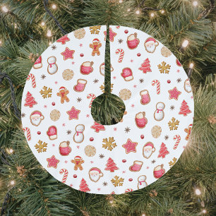 Mooie kerstkoek van gemberkoek kerstboom rok