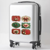 Mooie kerstkoekjes sticker (Koffer)