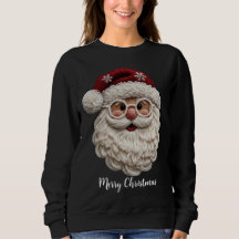 Mooie Kerstman Gezicht Shirt Schattige Kerstvakant