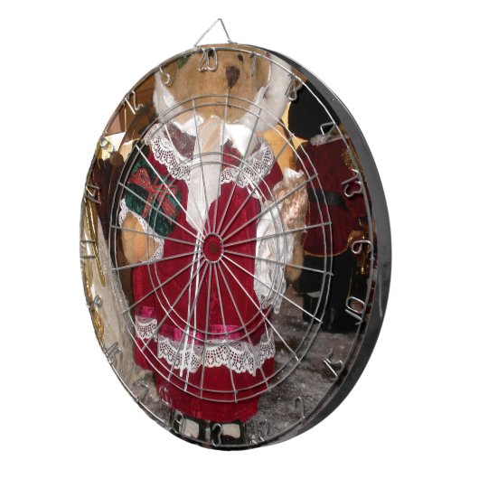 Mooie Kerstmis met liefde heeft een mooie dag en Dartbord (Voorkant Rechts)