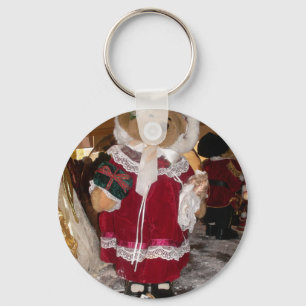 Mooie Kerstmis met liefde heeft een mooie dag en Sleutelhanger