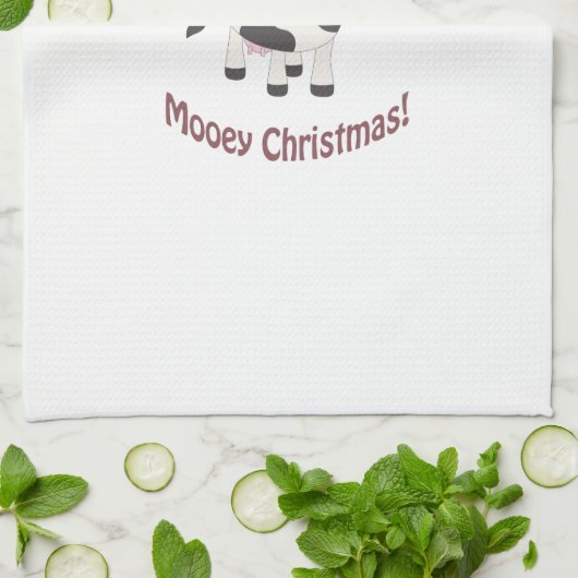 Mooie Kerstmis! Theedoek (Gevouwen)