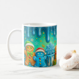 Mooie Kerstmug Wrap met Kerstkrans Koffiemok