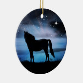 Mooie kerstversiering keramisch ornament (Rechts)