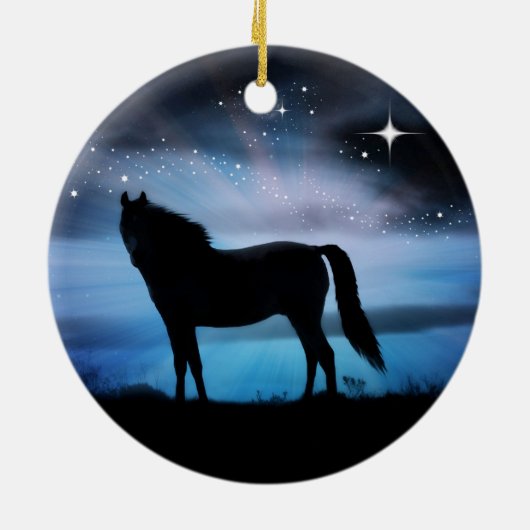 Mooie kerstversiering keramisch ornament (Achterkant)