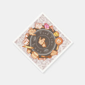 Mooie Keuken Gereedschap Bruin Servet (Hoek)