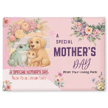 Mooie Kikker Hond Kat Moederdag kaart - Speciale C
