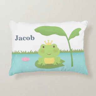Mooie Kikkeroomprins voor Jongens Slaapkamer Decor Decoratief Kussen
