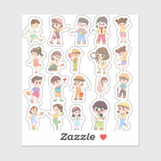 Mooie Kinderen Activiteit Vinyl Stickers