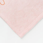 Mooie Kinderen Roze Vlinder Persoonlijke Deken (Hoek)