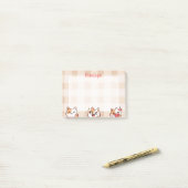 Mooie kindernaam Manga-cartoonkat Post-it® Notes (Op bureau)