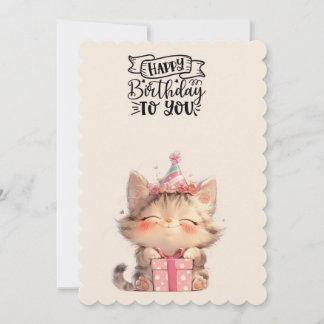 Mooie Kittens Verjaardagskaart | Adorabel Kaart