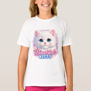 Mooie Kitty Cute Kat Kinderen T-Shirt