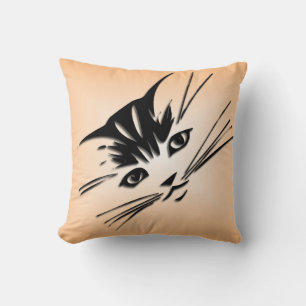Mooie Kitty Kat Gezicht Kussen