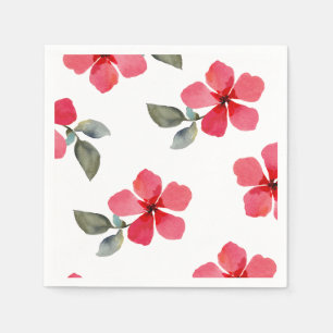 Mooie klaprozen rode lente bloemen bloem bruilofts servetten