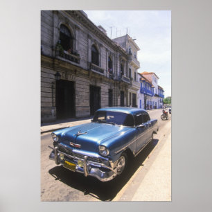 Mooie klassieke Chevrolet gerestaureerd uit Poster