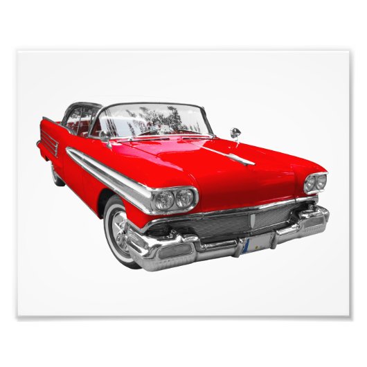Mooie klassieke foto's van auto's foto afdruk (Voorkant)