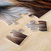 Mooie kleding van het gezicht van Lion Legpuzzel (Zijkant)