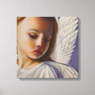 Mooie Kleine Engel Kind Canvas Afdruk