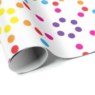 Mooie kleine regenboogstippen cadeaupapier