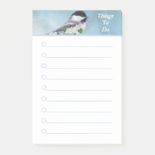 Mooie Kleine Vogel & Bloemen Dingen Om Te Doen Gel Post-it® Notes