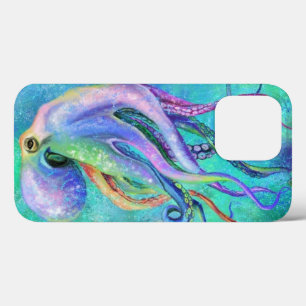 Mooie Kleur Octopus Onderwater Leven Tekening iPhone 13 Pro Hoesje