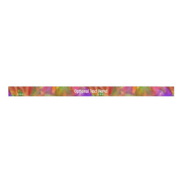 Mooie kleuren - Abstracte kleuren - optionele teks Grosgrain Lint