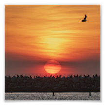 Mooie kleuren bij zonsondergang - Marina Del Rey,