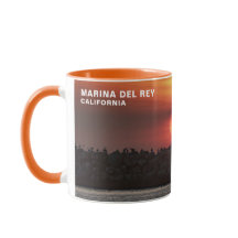 Mooie Kleuren Bij Zonsondergang - Marina Del Rey,