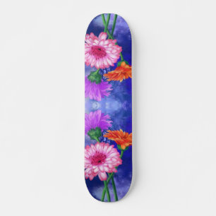 Mooie kleuren Gerberas Skateboard Gift