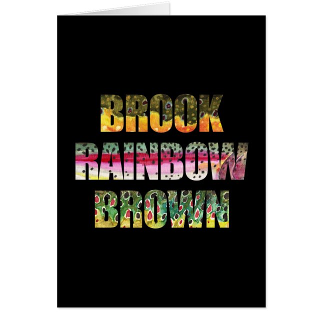 Mooie kleuren van 3 forel (Voorkant)