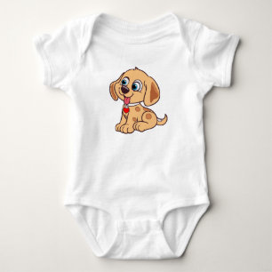 Mooie Kleurige Hond Baby Rompertje – Schattige Pup