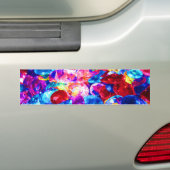 Mooie kleurrijke abstracte sieraden textuur bumpersticker (Op auto)