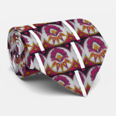 Mooie kleurrijke Afrikaanse stof Motief Art Print Stropdas (Opgerold)