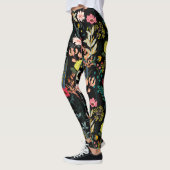 Mooie, kleurrijke bloemen en botanische Planten Leggings (Links)